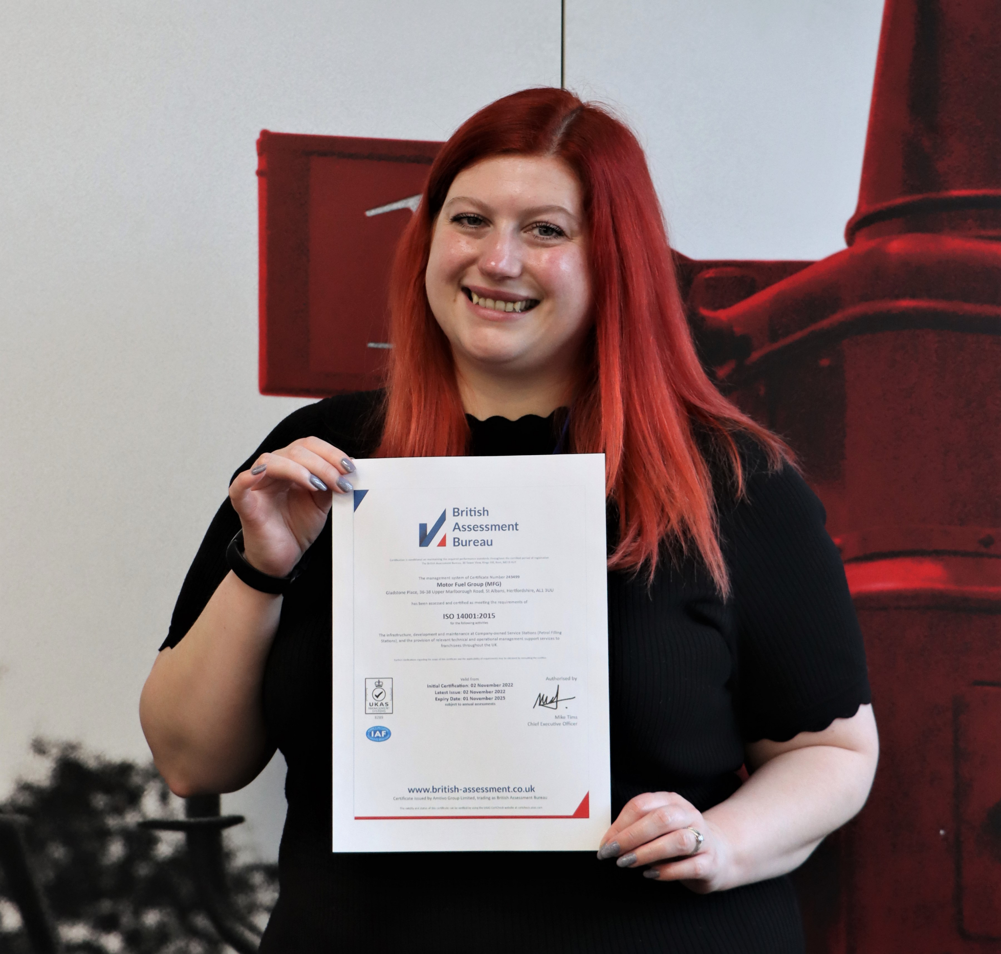 MFG Leading the way in ISO Certification Motor Fuel Group